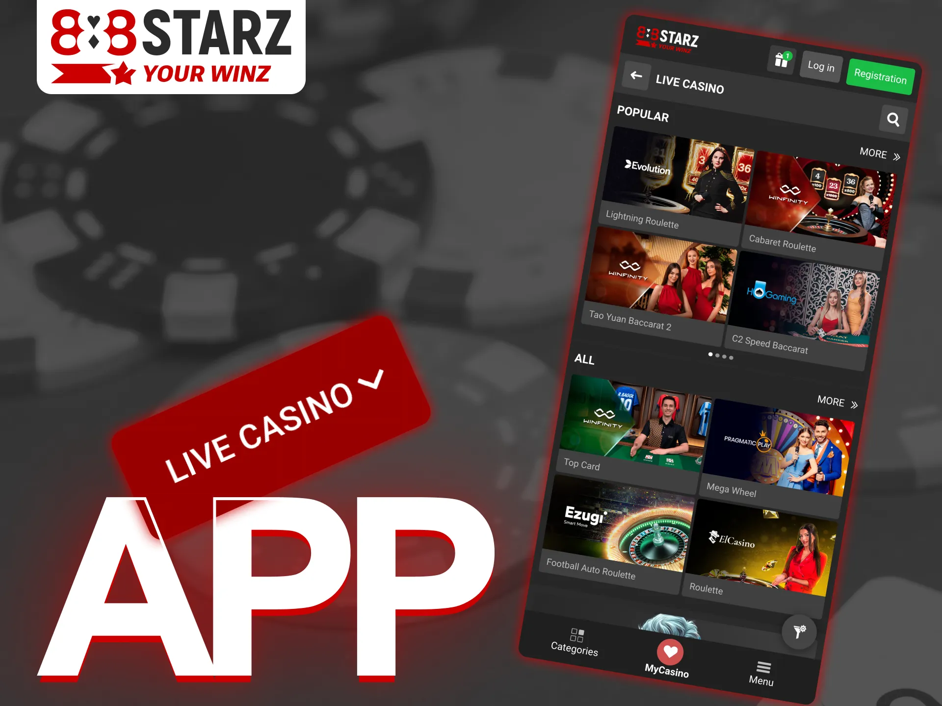 888Starz apps feature seamless access to live games.