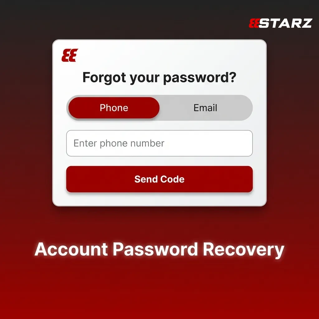 User clicking 'Forgot Password' link to reset account credentials via email or phone verification