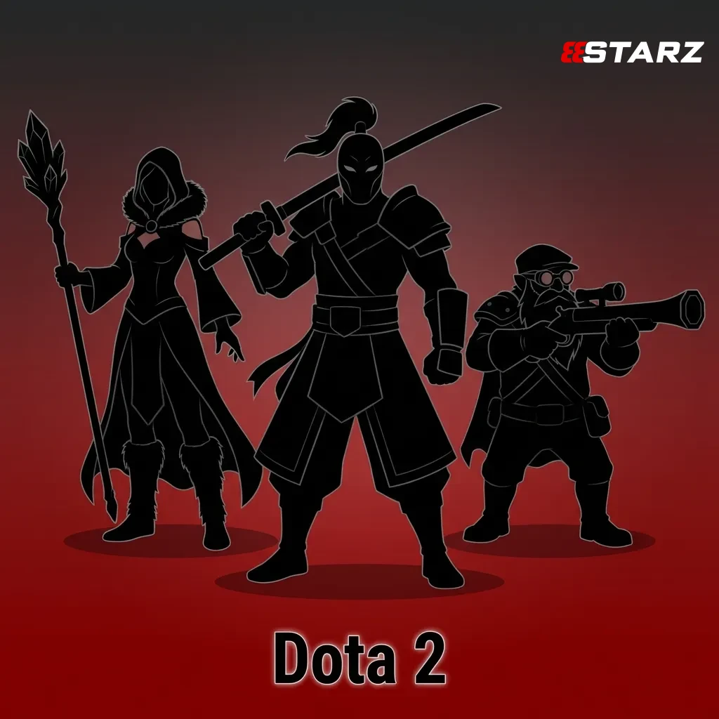 Dota 2 competitive gaming tournament with teams battling in strategic multiplayer online battle arena action