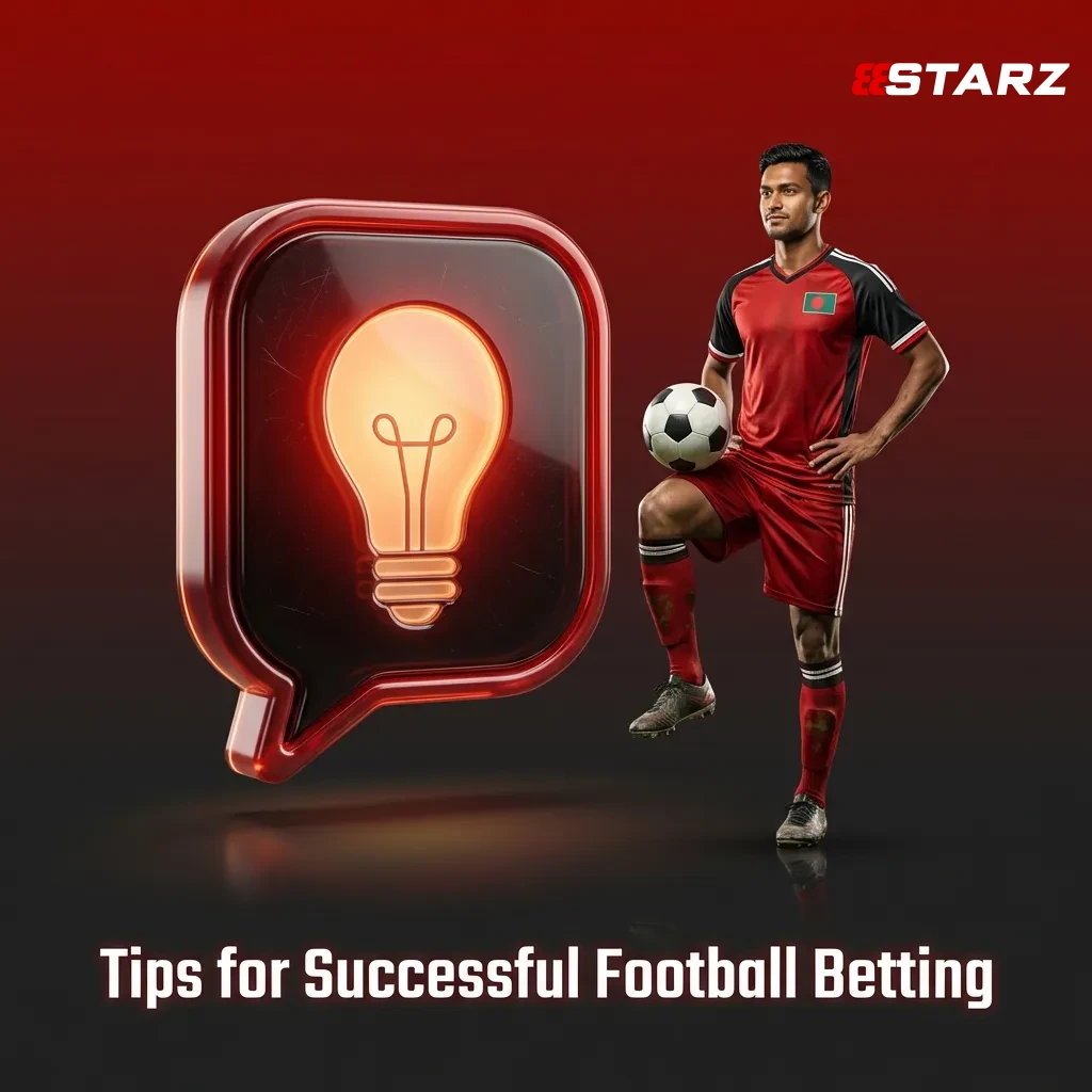 Football betting strategy guide showing research tips, bankroll management, and data analysis for informed wagering decisions