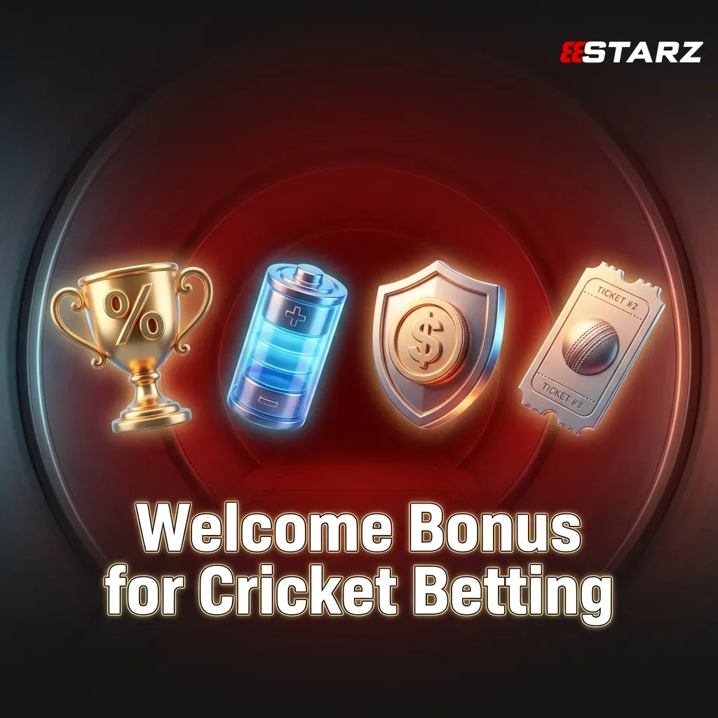 Cricket betting welcome bonus promotion offering 200% match up to 60,000 BDT for new users' first deposit